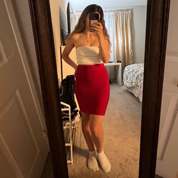 red bandage skirt